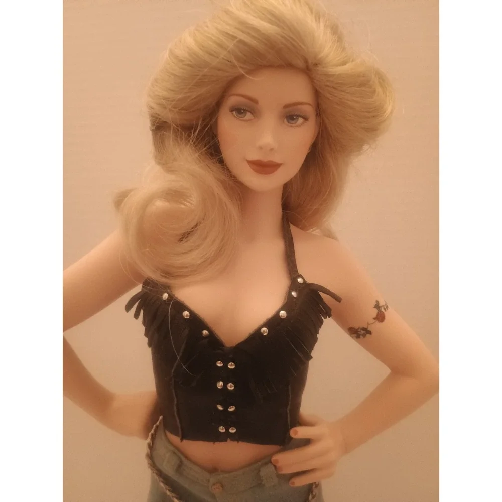The Franklin Mint Harley Davidson Candy Doll Large 18
